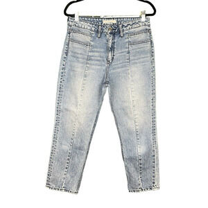 Hidden Jeans Women Size 29 Seam Detail Slit Pockets Med Wash Boho Hippie